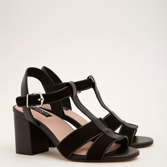 torrid Shoes - Torrid t-strap block heel sandals 11.5 Wide black
